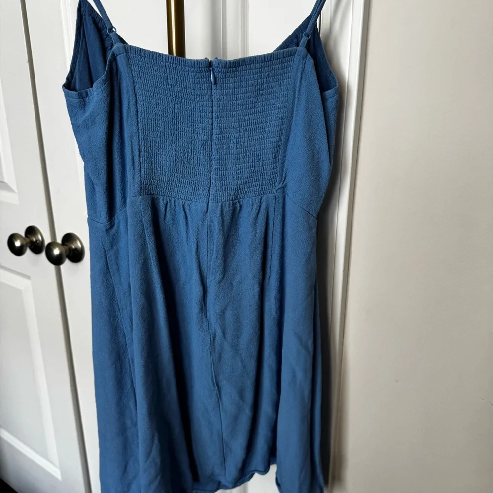 Sunday Best Blue Spaghetti Strap Camisole Dress